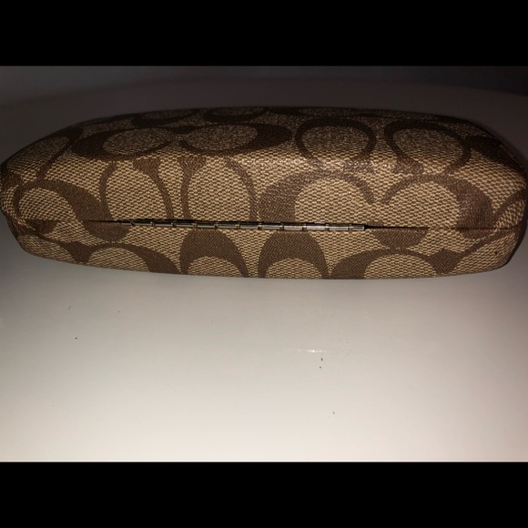 Coach tan signature sunglass case! - Picture 5 of 7